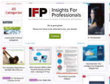 Tablet Screenshot of insightsforprofessionals.co.uk